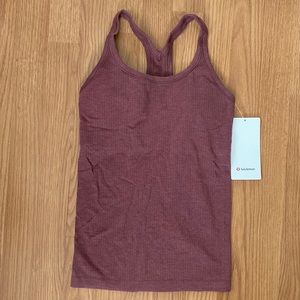 ❤️ Lululemon Ebb to Street Tank in Smoky Red Size 6 NWT